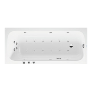 Duravit Whirlwanne Qatego 170x75cm, Combi P, EB-Version, 1 RS, we.