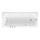 Duravit Whirlwanne Qatego 170x75cm, Combi P, EB-Version, 1 RS, we.-1