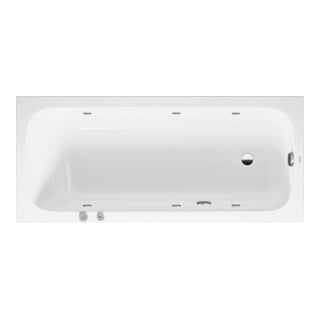 Duravit Whirlwanne Qatego 170x75cm, Jet-Sys, EB-Version, 1 RS, we.