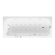 Duravit Whirlwanne Qatego 180x80cm, Combi E, EB-Version, 1 RS, we.-1