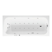 Duravit Whirlwanne Qatego 180x80cm, Combi E, EB-Version, 1 RS, we.