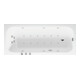 Duravit Whirlwanne Qatego 180x80cm, Combi P, EB-Version, 1 RS, we.-1