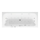 Duravit Whirlwanne Qatego 180x80cm, EB-Vers, 2 RS, w, Combi-Sys E-1