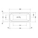 Duravit Whirlwanne Qatego 180x80cm, EB-Vers, 2 RS, w, Combi-Sys E