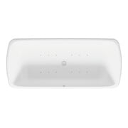 Duravit Whirlwanne Qatego 180x90cm, frei., 2 RS, weiß, Air-System