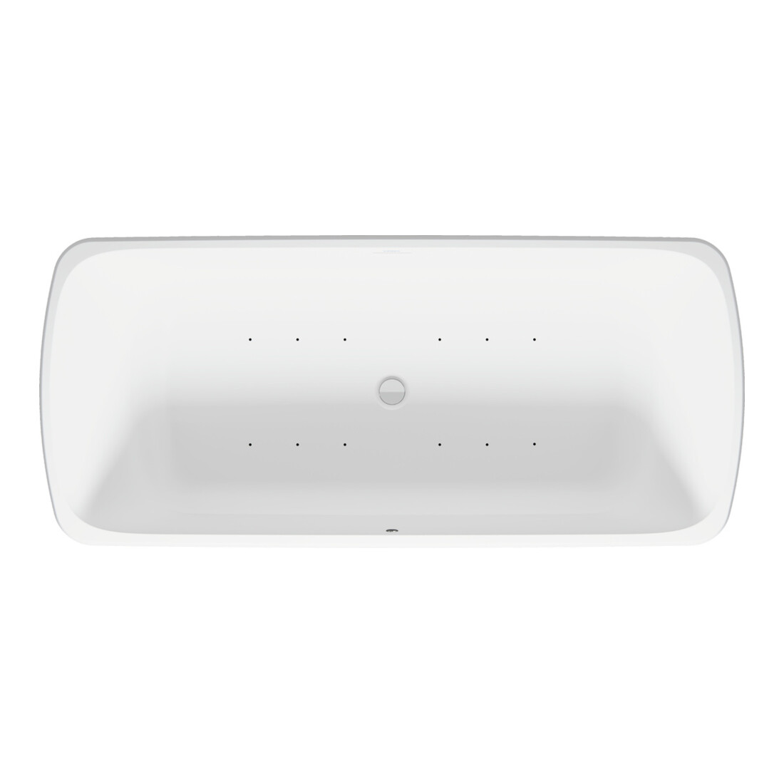 Duravit Whirlwanne Qatego 180x90cm, frei., 2 RS, weiß, Air-System