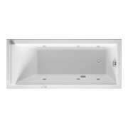 Duravit Whirlwanne Starck 160x70cm, Jet-Sys, EB-Version, 1 RS, we.