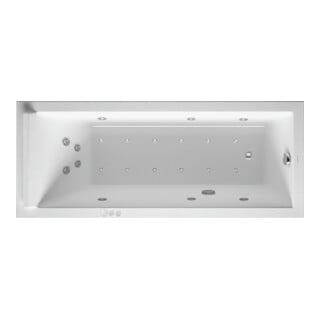 Duravit Whirlwanne Starck 170x70cm, Combi P, EB-Version, 1 RS, we.