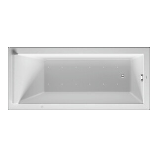 Duravit Whirlwanne Starck 170x75cm, Air-Sys, EB-Version, 1 RS, we.
