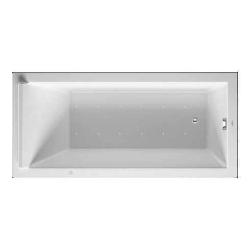 Duravit Whirlwanne Starck 170x80cm, Air-Sys, EB-Version, 1 RS, we.