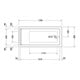 Duravit Whirlwanne Starck 170x80cm, Combi E, EB-Version, 1 RS, we.