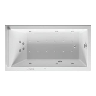 Duravit Whirlwanne Starck 170x90cm, Combi P, EB-Version, 1 RS, we.