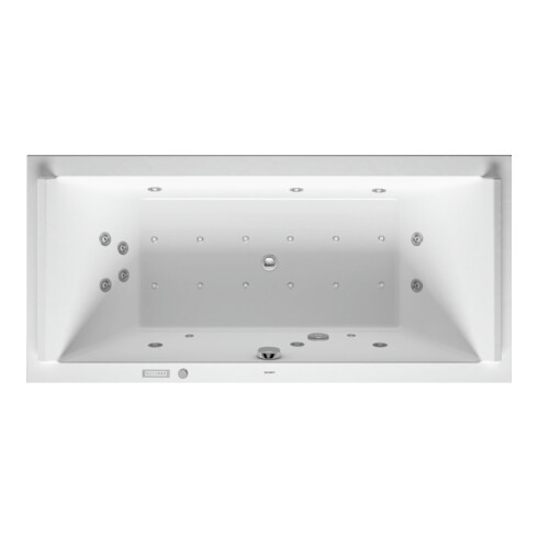 Duravit Whirlwanne Starck 180x80cm, Combi E, EB-Version, 2 RS, we.