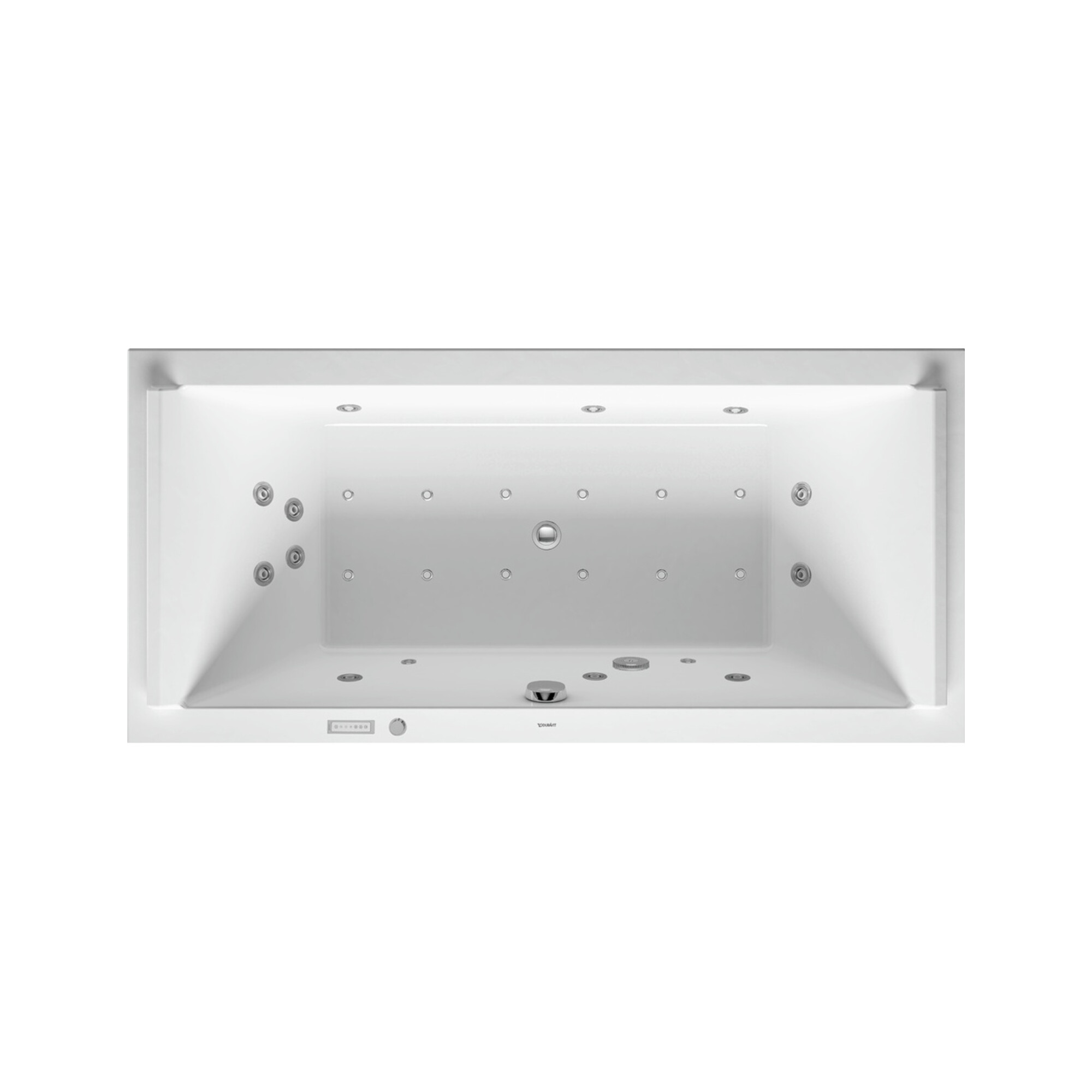 Duravit Whirlwanne Starck 180x80cm, Combi E, EB-Version, 2 RS, we.