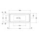 Duravit Whirlwanne Starck 180x80cm, Combi E, EB-Version, 2 RS, we.