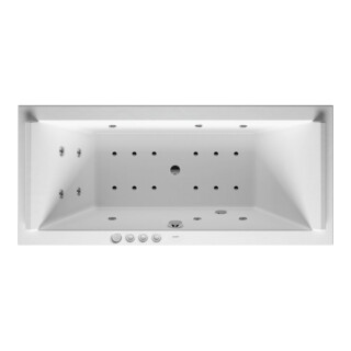 Duravit Whirlwanne Starck 180x80cm, Combi P, EB-Version, 2 RS, we.