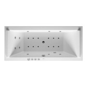 Duravit Whirlwanne Starck 180x80cm, Combi P, EB-Version, 2 RS, we.