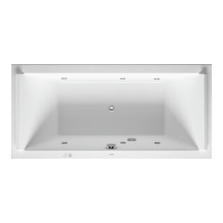 Duravit Whirlwanne Starck 180x80cm, Jet-Sys, EB-Version, 2 RS, we.
