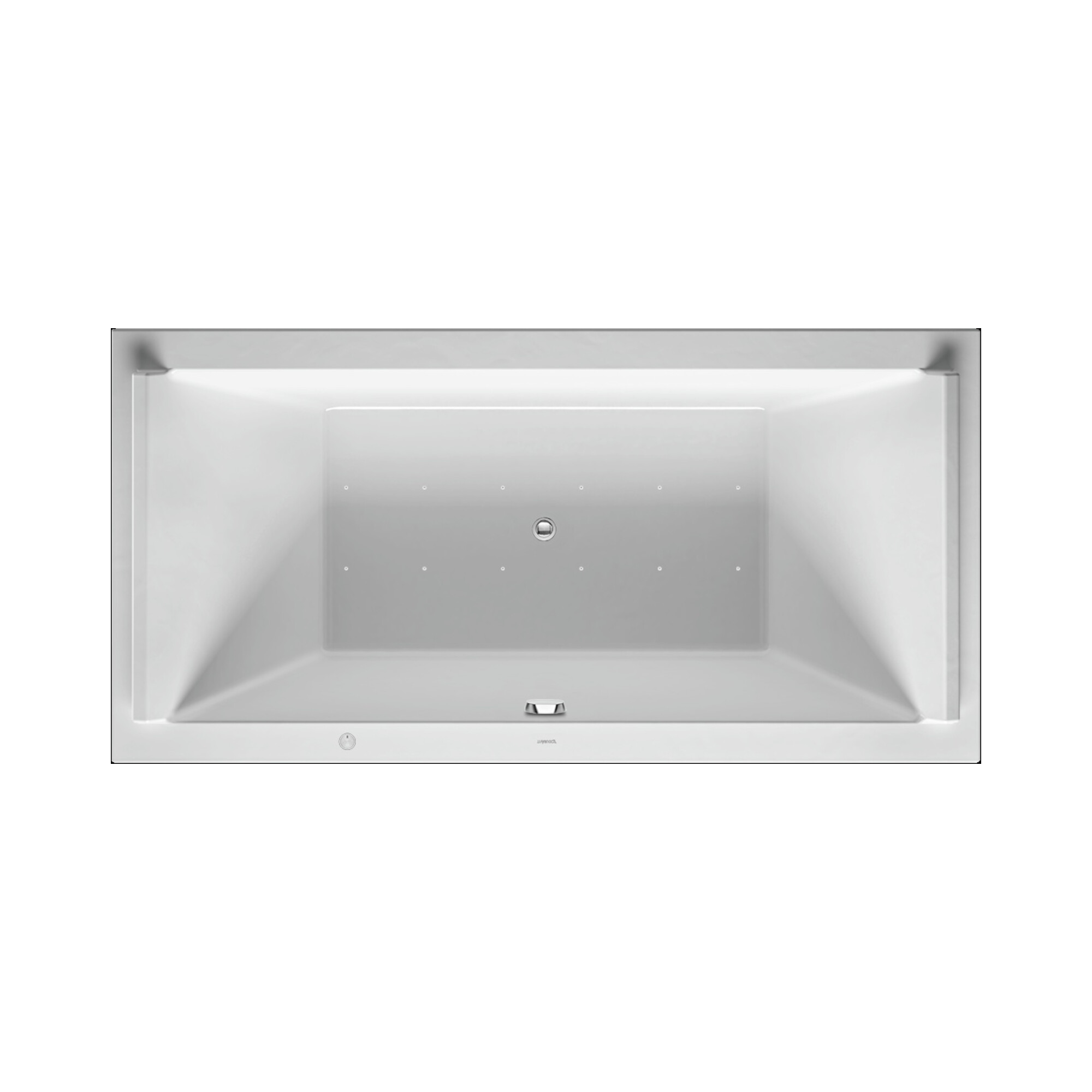 Duravit Whirlwanne Starck 180x90cm, Air-Sys, EB-Version, 2 RS, we.