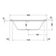 Duravit Whirlwanne Starck 180x90cm, Combi E, EB-Version, 2 RS, we.