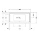 Duravit Whirlwanne Starck 180x90cm, Combi E, EB-Version, 2 RS, we.