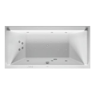 Duravit Whirlwanne Starck 180x90cm, Combi P, EB-Version, 2 RS, we.