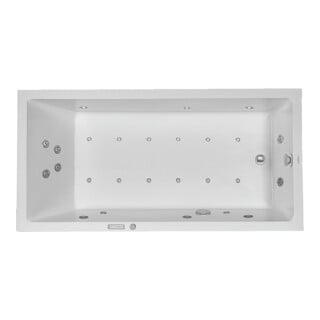 Duravit Whirlwanne Starck 180x90cm, EB-Vers, 1 RS, w, Combi-Sys E