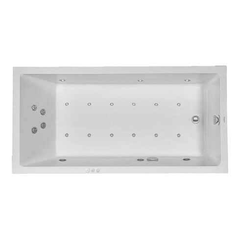 Duravit Whirlwanne Starck 180x90cm, EB-Vers, 1 RS, w, Combi-Sys P