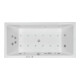 Duravit Whirlwanne Starck 180x90cm, EB-Vers, 2 RS, w, Combi-Sys E-1