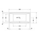 Duravit Whirlwanne Starck 180x90cm, EB-Vers, 2 RS, w, Combi-Sys E-2