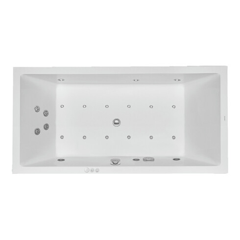 Duravit Whirlwanne Starck 180x90cm, EB-Vers, 2 RS, w, Combi-Sys P