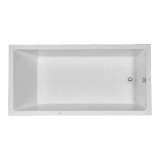 Duravit Whirlwanne Starck 180x90cm, EB-Version, 1 RS, we., Air-Sys