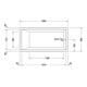 Duravit Whirlwanne Starck 180x90cm, EB-Version, 1 RS, we., Air-Sys