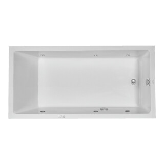 Duravit Whirlwanne Starck 180x90cm, EB-Version, 1 RS, we., Jet-Sys