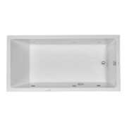 Duravit Whirlwanne Starck 180x90cm, EB-Version, 1 RS, we., Jet-Sys