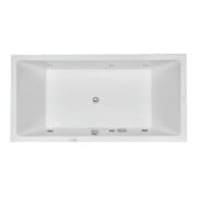 Duravit Whirlwanne Starck 180x90cm, EB-Version, 2 RS, we., Jet-Sys