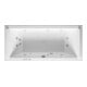 Duravit Whirlwanne Starck 190x90cm, Combi E, EB-Version, 2 RS, we.-1