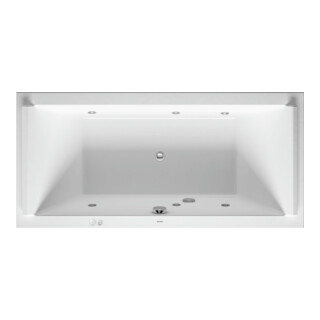 Duravit Whirlwanne Starck 190x90cm, Jet-Sys, EB-Version, 2 RS, we.