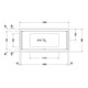 Duravit Whirlwanne Starck 190x90cm, Jet-Sys, EB-Version, 2 RS, we.