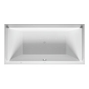 Duravit Whirlwanne Starck 200x100cm, Air-Sys, EB-Vers, 2 RS, we.