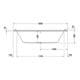 Duravit Whirlwanne Starck 200x100cm, Air-Sys, EB-Vers, 2 RS, we.