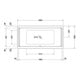 Duravit Whirlwanne Starck 200x100cm, Air-Sys, EB-Vers, 2 RS, we.