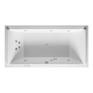 Duravit Whirlwanne Starck 200x100cm, Combi P, EB-Vers, 2 RS, we.