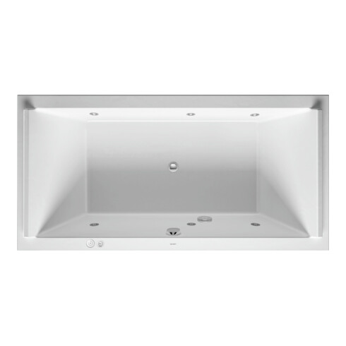 Duravit Whirlwanne Starck 200x100cm, Jet, EB-Version, 2 RS, we.