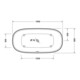 Duravit Whirlwanne Zencha 180x90cm, 2 RS, freistehend, weiß-2