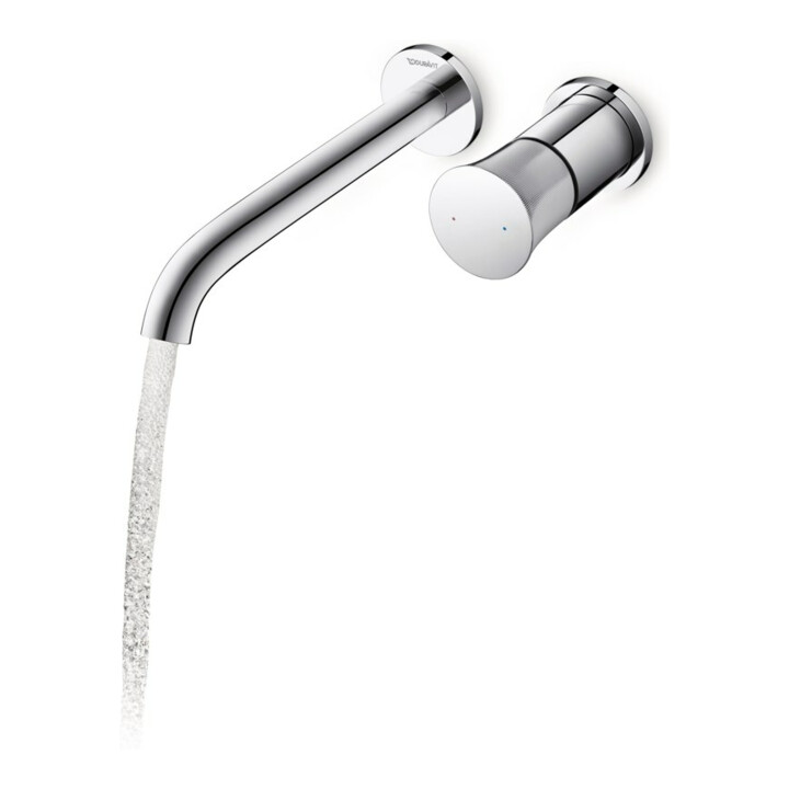Duravit White Tulip Set de montage mitigeur lavabo encastré, projection 225 mm, chrome