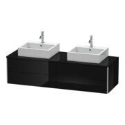 Duravit XSquare Meuble sous lavabo 160x54,8x40 cm, 4 tiroirs, blanc brillant, suspendu