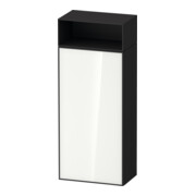 Duravit Zencha Demi-colonne 40x24x96,1 cm, 1 porte, à droite, verre gris mat