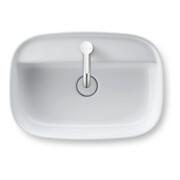 Duravit Zencha lavabo à poser 55x39 cm, avec trop-plein, blanc mat s-matt-2