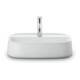 Duravit Zencha lavabo à poser 55x39 cm, avec trop-plein, blanc mat s-matt-4